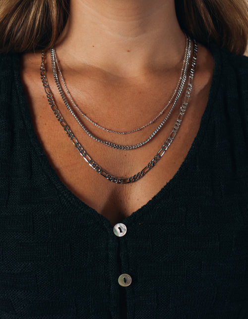 Load image into Gallery viewer, Simple Layered Chains by Sterling Forever
