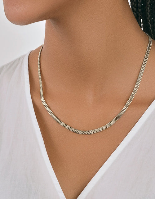 Load image into Gallery viewer, Flat Link Chain by Sterling Forever

