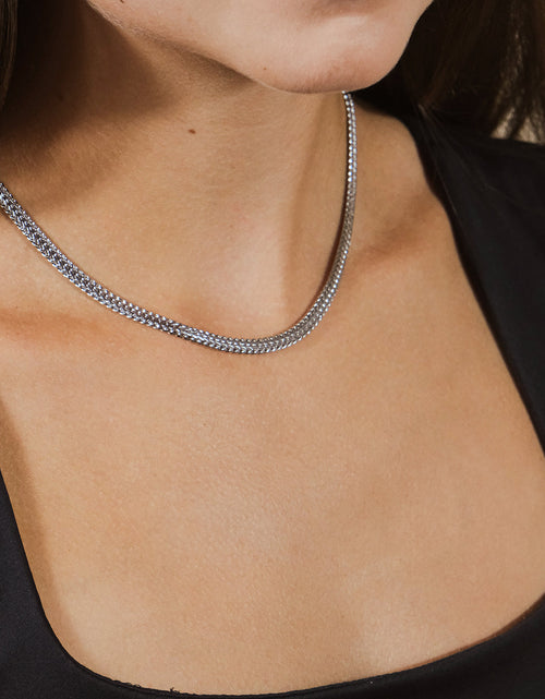 Load image into Gallery viewer, Flat Link Chain by Sterling Forever

