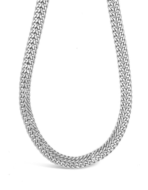 Load image into Gallery viewer, Flat Link Chain by Sterling Forever
