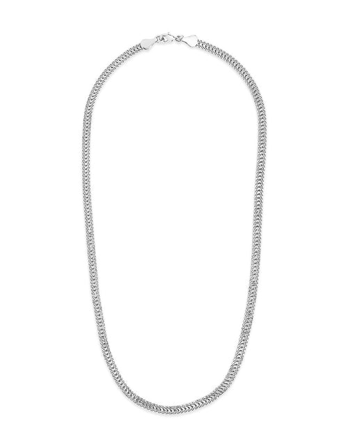 Load image into Gallery viewer, Flat Link Chain by Sterling Forever
