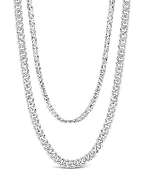 Load image into Gallery viewer, Everyday Layered Curb Chain Necklace by Sterling Forever

