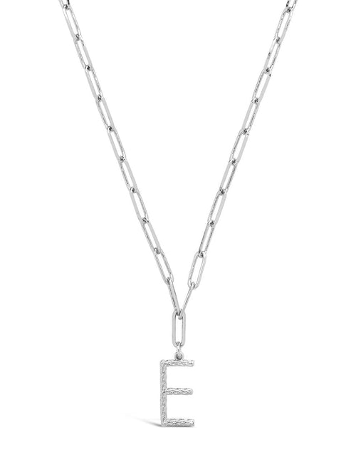 Load image into Gallery viewer, Braided Initial Pendant Necklace by Sterling Forever
