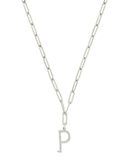 Load image into Gallery viewer, Braided Initial Pendant Necklace by Sterling Forever
