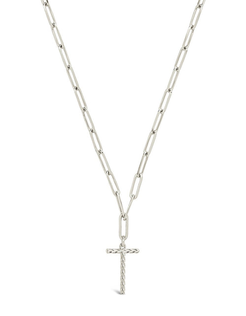 Load image into Gallery viewer, Braided Initial Pendant Necklace by Sterling Forever

