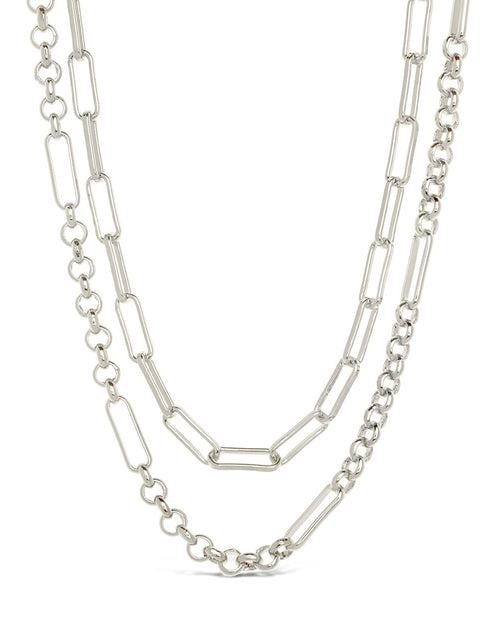 Load image into Gallery viewer, Shirin Layered Chain Necklace by Sterling Forever
