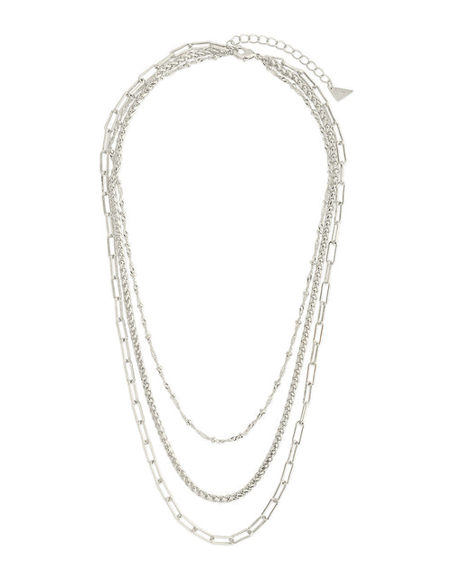 Load image into Gallery viewer, Parisa Layered Chain Necklace by Sterling Forever
