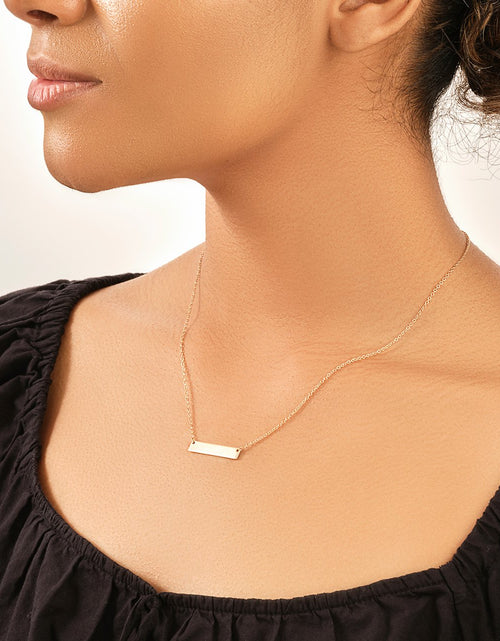 Load image into Gallery viewer, Sterling Silver Mini Bar Pendant by Sterling Forever
