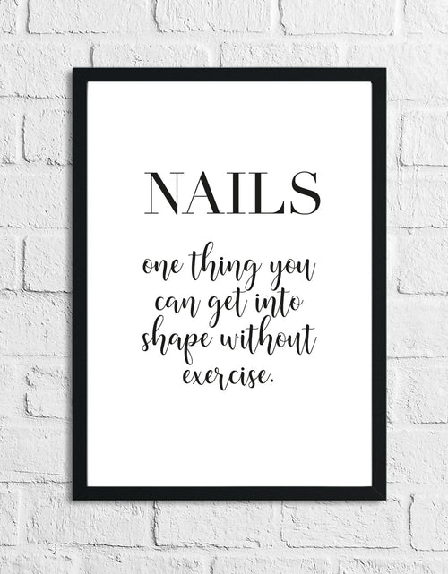 Load image into Gallery viewer, Nail Technician Dressing Room Simple Wall Decor Print by WinsterCreations™ Official Store

