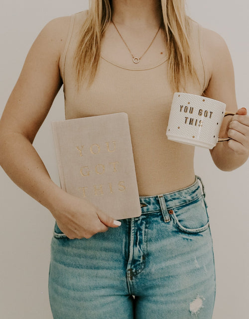 Load image into Gallery viewer, You Got This Fabric Journal by Sweet Water Decor
