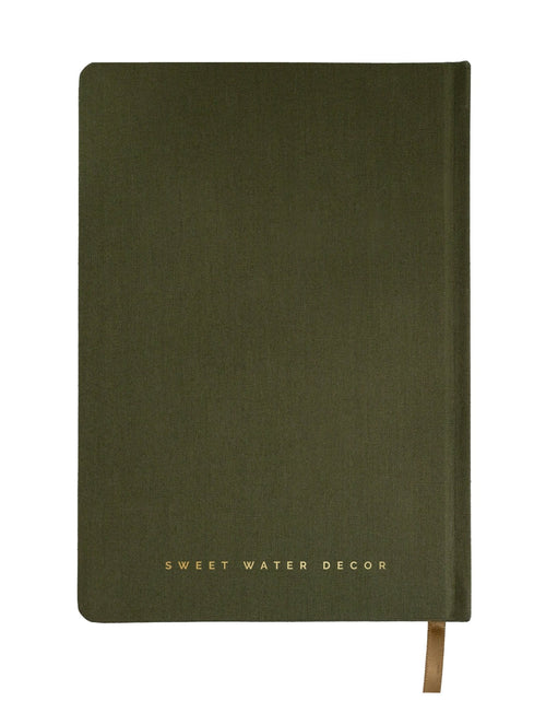 Load image into Gallery viewer, Go For It Fabric Journal by Sweet Water Decor
