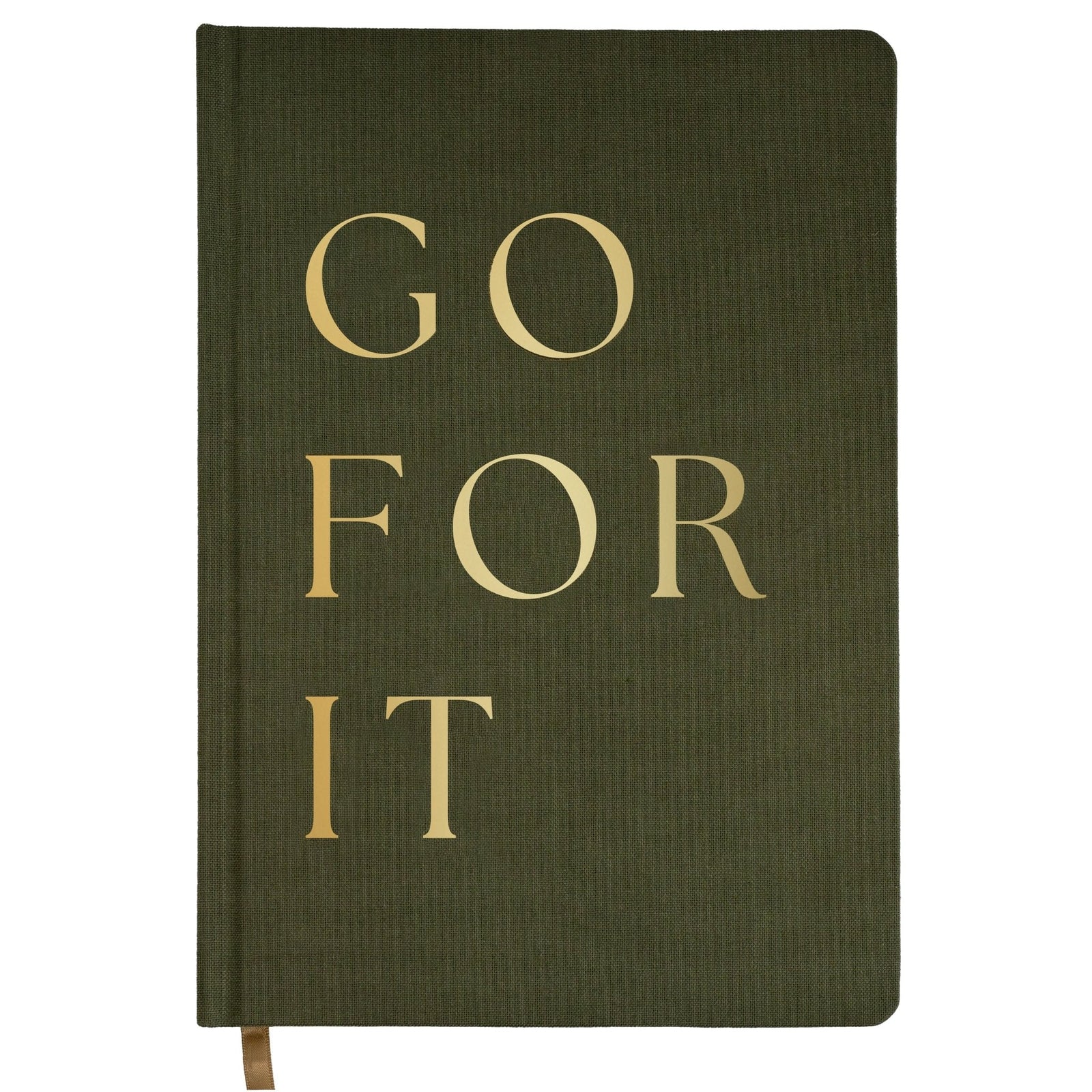 Go For It Fabric Journal by Sweet Water Decor
