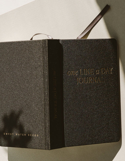 Load image into Gallery viewer, One Line A Day Fabric Journal by Sweet Water Decor
