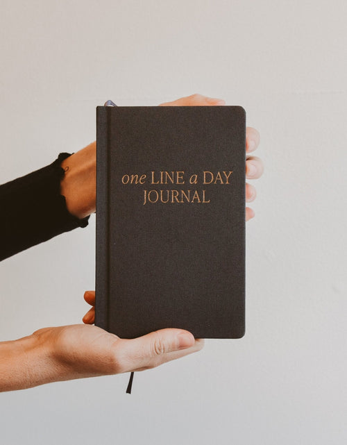 Load image into Gallery viewer, One Line A Day Fabric Journal by Sweet Water Decor
