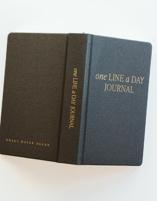 Load image into Gallery viewer, One Line A Day Fabric Journal by Sweet Water Decor
