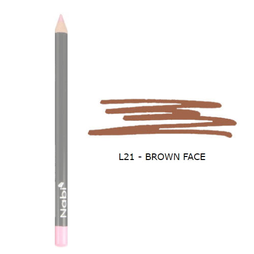 Load image into Gallery viewer, Nabi Cosmetics Lip Pencil - Brown Cafe
