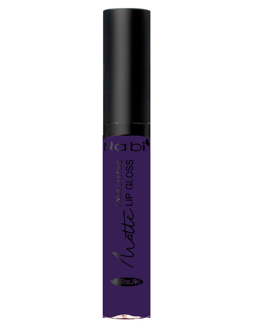 Load image into Gallery viewer, Nabi Cosmetics Matte Lip Gloss - Dark Plum
