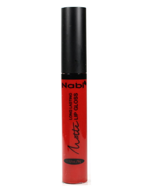 Load image into Gallery viewer, Nabi Cosmetics Matte Lip Gloss - Hot Red
