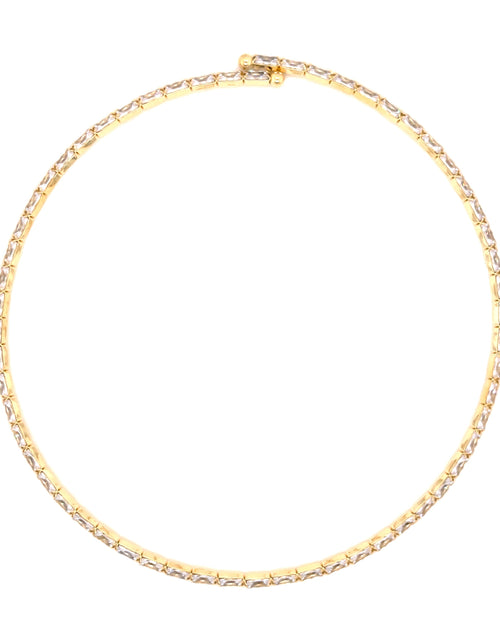 Load image into Gallery viewer, Baguette Choker Necklace by Jennifer Miller Jewelry
