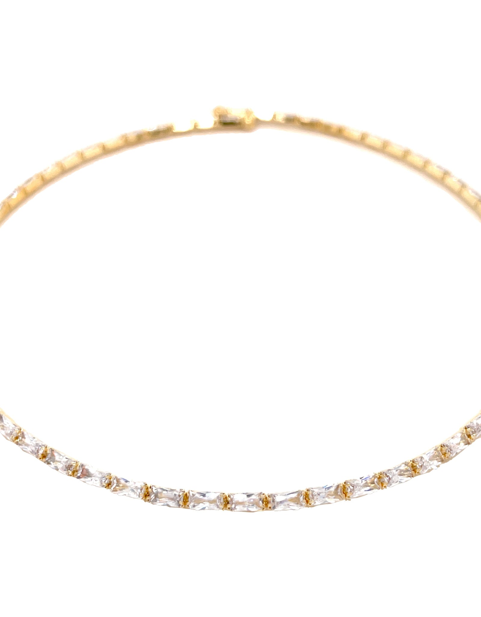 Baguette Choker Necklace by Jennifer Miller Jewelry