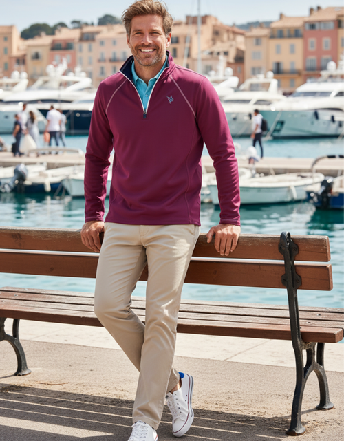 Load image into Gallery viewer, New Harbor Quarter Zip Effortless Comfort

