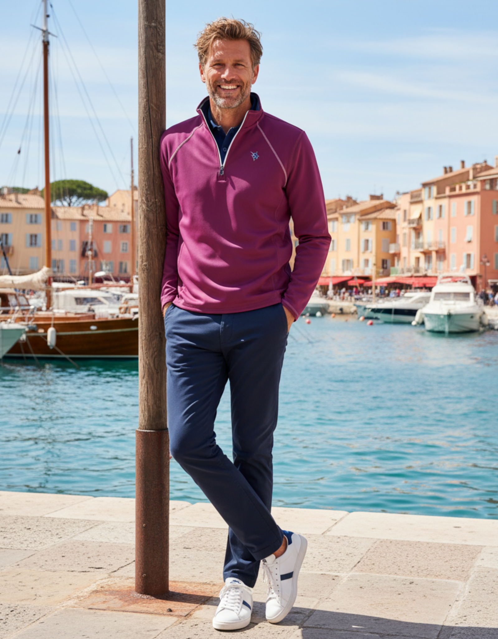 New Harbor Quarter Zip Effortless Comfort