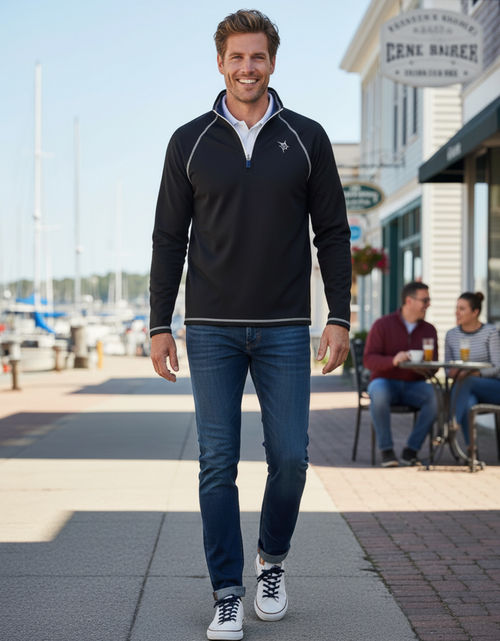 Load image into Gallery viewer, New Harbor Quarter Zip Effortless Comfort
