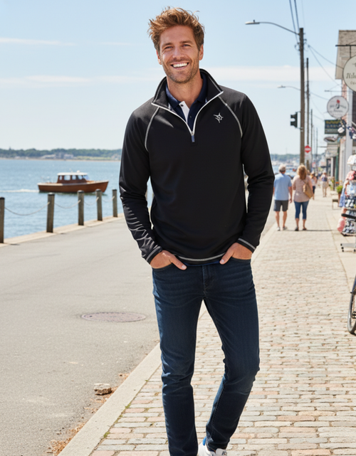 Load image into Gallery viewer, New Harbor Quarter Zip Effortless Comfort
