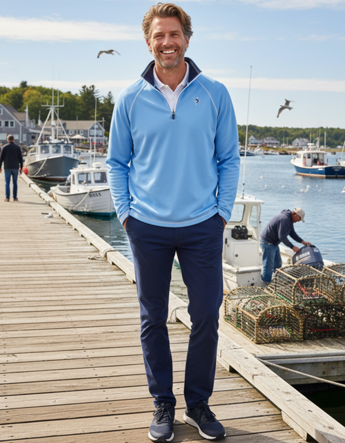 Load image into Gallery viewer, New Harbor Quarter Zip Effortless Comfort
