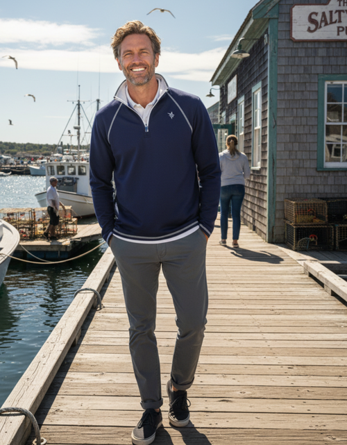Load image into Gallery viewer, New Harbor Quarter Zip Effortless Comfort
