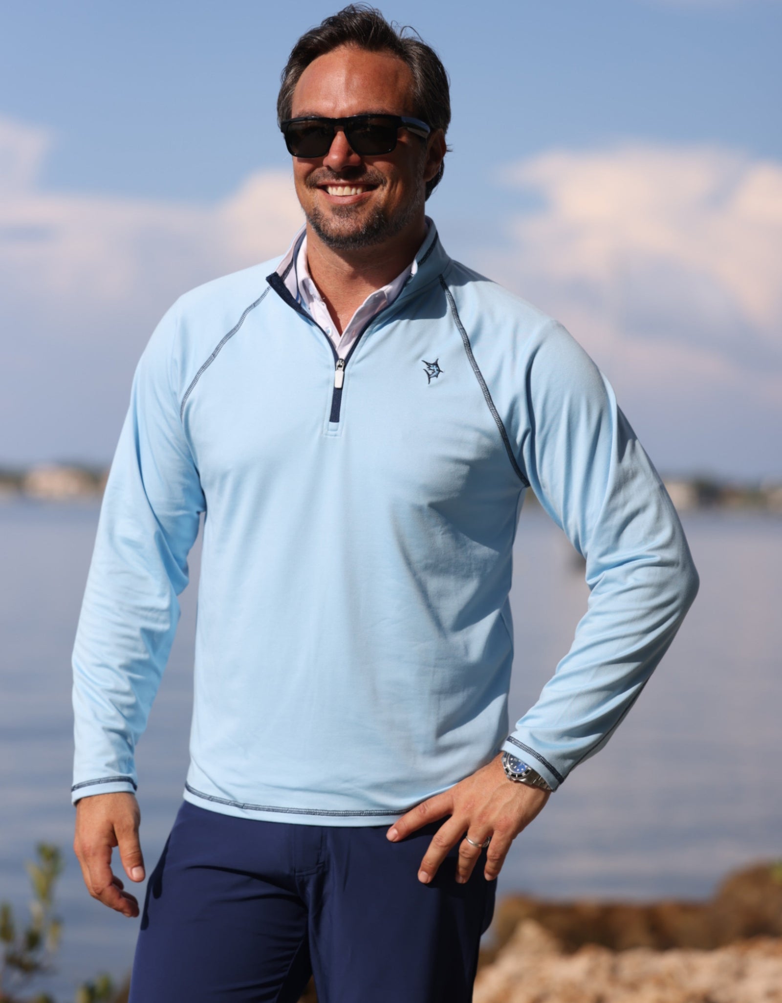 New Harbor Quarter Zip Effortless Comfort