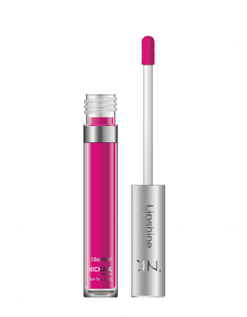 Load image into Gallery viewer, NICKA K Fruity Lip Shine - A576 Fuchsia

