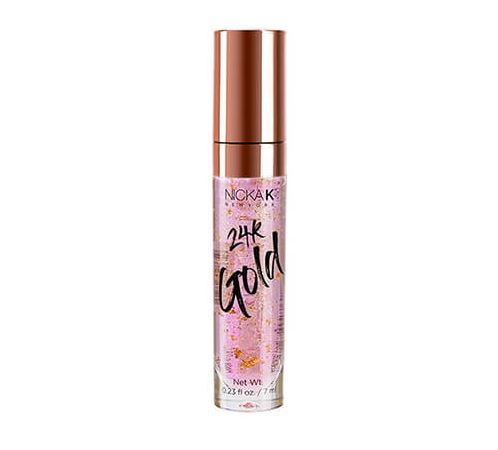Load image into Gallery viewer, NICKA K 24K Gold Lip Gloss - Rose Gold
