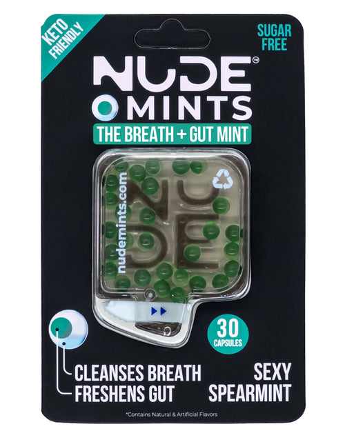 Load image into Gallery viewer, Dual Action Liquid Mint Capsules - Sexy Spearmint (Flavor) by NUDE MINTS
