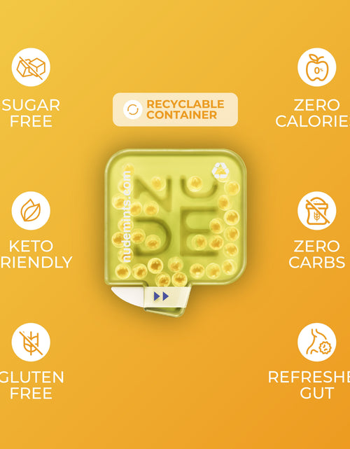 Load image into Gallery viewer, Breath + Gut Mints - Lemon Drop (Lemon Flavor) by NUDE MINTS
