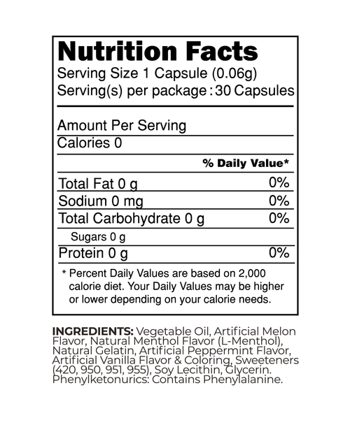 Load image into Gallery viewer, Dual Action Liquid Mint Capsules - Mad Melon (Flavor) by NUDE MINTS
