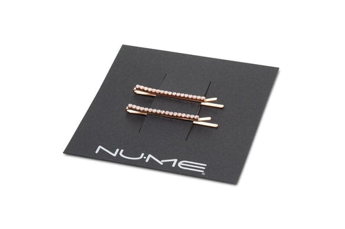 Load image into Gallery viewer, NuMe Sparkle Hair Pin Set of 2-  Rose Gold by NuMe
