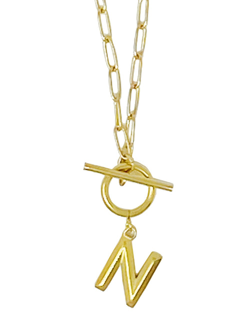 Load image into Gallery viewer, Modern Classic Initial Necklace by Ellisonyoung.com
