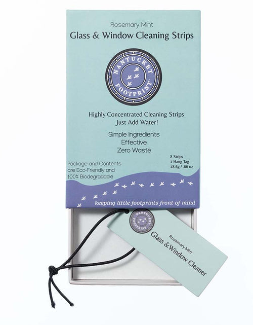 Load image into Gallery viewer, Glass &amp; Window Cleaning Strips - 8 Strips by Nantucket Spider &amp; Nantucket Footprint
