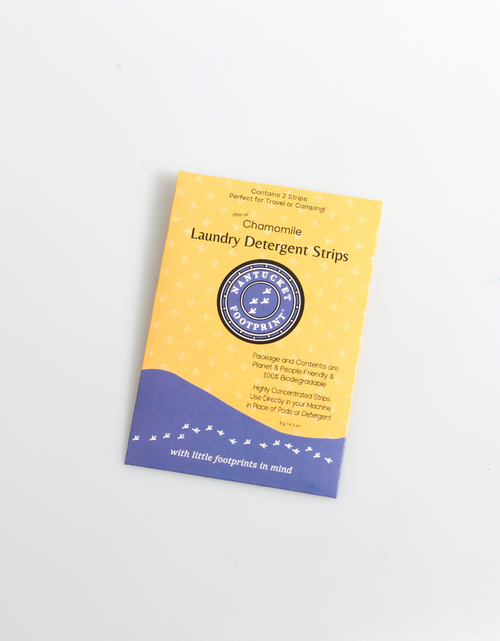 Load image into Gallery viewer, Travel Laundry Detergent Strips - 2 Strip Packs - Set of 6 - (12 Total Strips) by Nantucket Spider &amp; Nantucket Footprint
