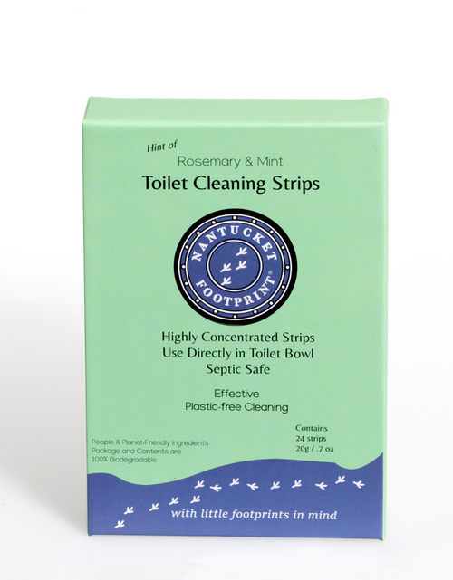 Load image into Gallery viewer, Toilet Cleaner- 24 Strips by Nantucket Spider &amp; Nantucket Footprint
