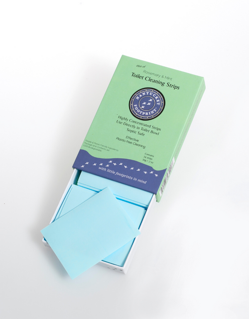 Load image into Gallery viewer, Toilet Cleaner- 24 Strips by Nantucket Spider &amp; Nantucket Footprint
