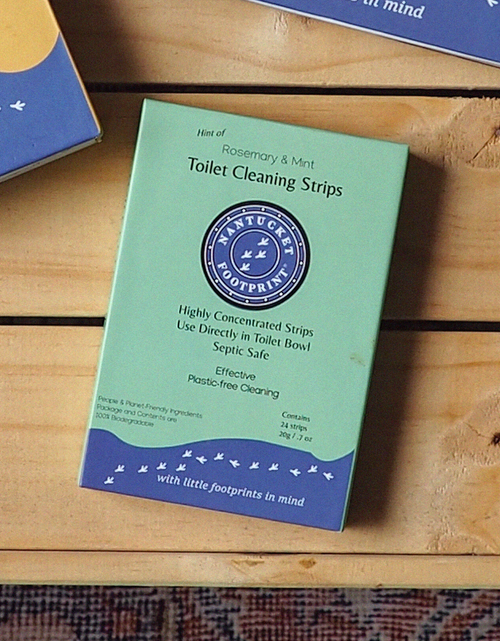 Load image into Gallery viewer, Toilet Cleaner- 24 Strips by Nantucket Spider &amp; Nantucket Footprint
