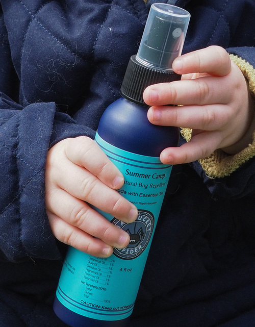 Load image into Gallery viewer, Summer Camp Bug Repellent Spray for Kids by Nantucket Spider &amp; Nantucket Footprint
