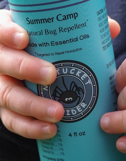 Load image into Gallery viewer, Summer Camp Bug Repellent Spray for Kids by Nantucket Spider &amp; Nantucket Footprint
