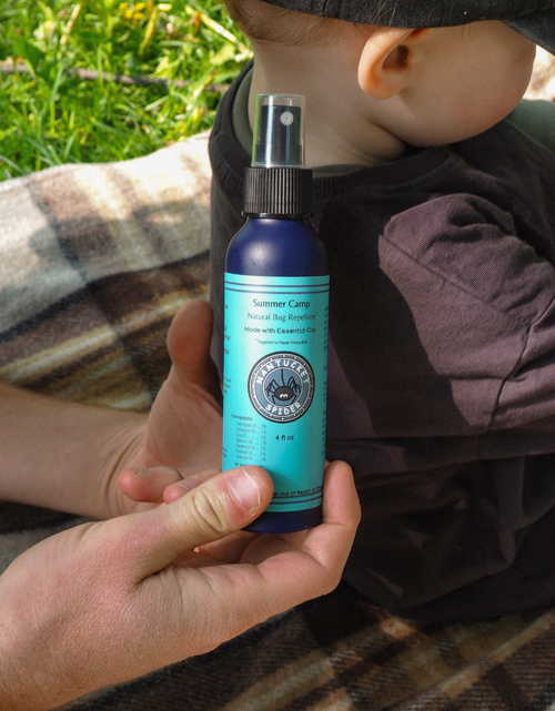 Load image into Gallery viewer, Summer Camp Bug Repellent Spray for Kids by Nantucket Spider &amp; Nantucket Footprint
