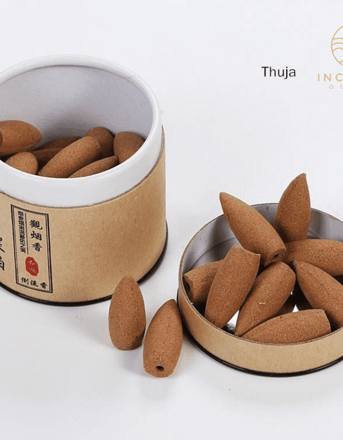 Load image into Gallery viewer, Natural Sandalwood Backflow Incense Cones by incenseocean
