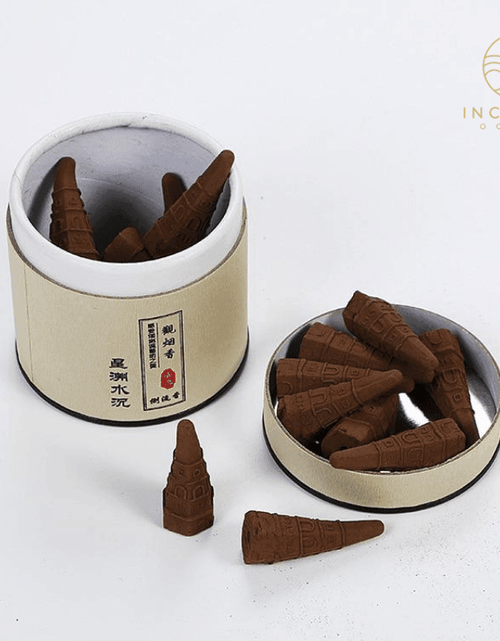 Load image into Gallery viewer, Natural Sandalwood Backflow Incense Cones by incenseocean

