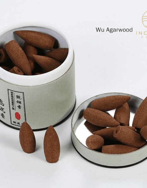 Load image into Gallery viewer, Natural Sandalwood Backflow Incense Cones by incenseocean
