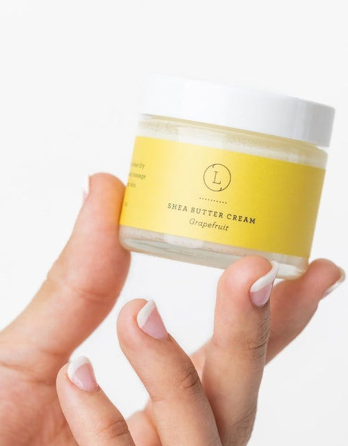 Load image into Gallery viewer, Grapefruit Shea Butter Body Cream, Shea Body Lotion by Lizush
